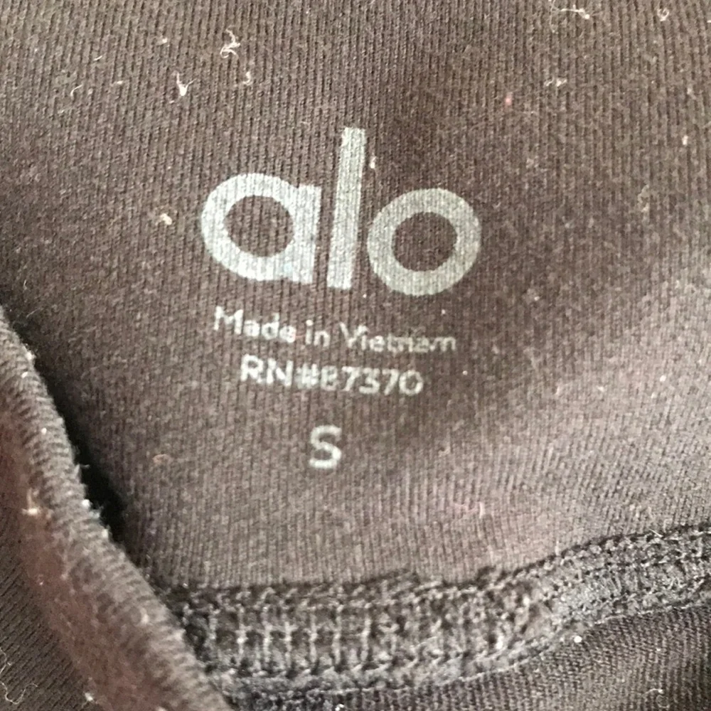 ALO YOGA Black Moto Leggings Size Small - Picture 4 of 12